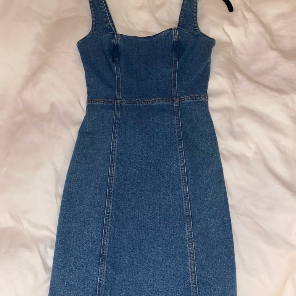 Urban Outfitters Blue Denim Dress